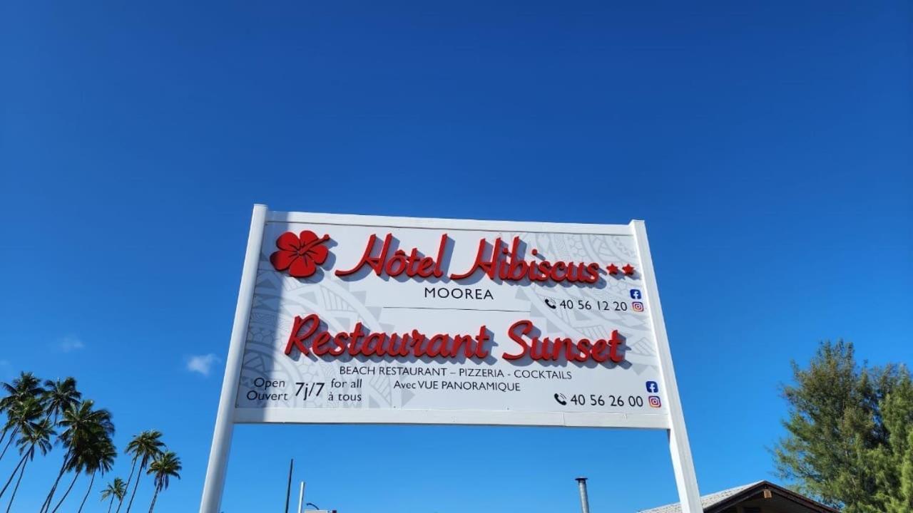 Hotel Hibiscus Papetoai Екстериор снимка